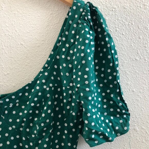 ASOS DESIGN Polka Dot Maxi Dress Size 6 - Picture 6 of 9
